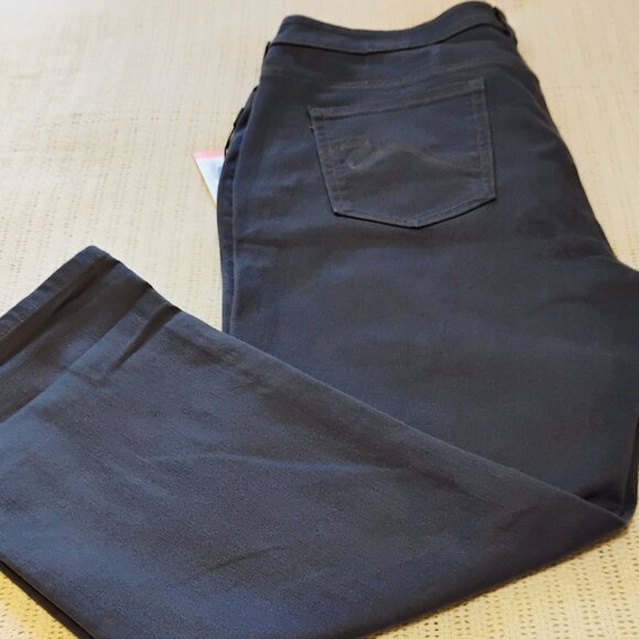 Santana Women's Jeans Classic Straight Leg Slate Blue Size 16 NWT - Picture 3 of 5